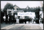 Repro-Foto einer Foto-AK von Hchst, Turnfest mit Fahnenweihe am 26. Juli 1925