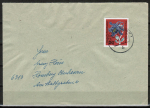 Bund 394 als portoger. EF mit 20 Pf Flora und Philatelie auf Inlands-Brief bis 20g von 1963-1964