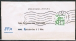 Bund 1038 als portoger. EF mit grner 50 Pf B+S - Marke aus Rolle im Buchdruck auf Streifbandzeitung bis 50g von 1983-1986