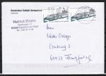 Bund 2274 als portoger. MeF mit 2x 56 Cent Museumsinsel Berlin auf Inlands-Brief 20-50g von 2002, codiert