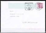 Bund 1028 als portoger. EF mit roter 60 Pf B+S - Marke als Rollenendstreifen im Buchdruck auf Inlands-Brief bis 20g von 1979-1982