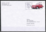 Bund 2364 als portoger. EF mit 55 Cent Wohlfahrt 2003 / Porsche auf Europa-Brief bis 20g von 2004-2005 nach Belgien, codiert