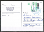 Bund 3696 als portoger. EF mit 70 Cent Leuchtturm Friedrichsort auf Inlands-Postkarte von 2022-heute, codiert