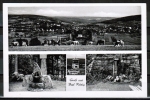 AK Bad Knig, Mehrbild-AK mit Erlenbrunnen und Gesundheitsbrunnen, gelaufen 1955