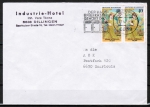 Bund 909 als portoger. MeF mit 2x 40 Pf Sophie Schröder auf Inlands-Brief 20-50g von 1977