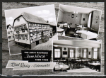 Ansichtskarte Bad Knig, Gasthaus / Pension "Zum Hirsch" - Chr. Dietrich, ca. 1962 /1965