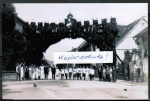 Repro-Foto einer Foto-AK von Hchst, Turnfest mit Fahnenweihe am 26. Juli 1925