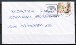 Bund 1156 / Heuss / EZM aus Block 18 als portogerechte EF auf Inlands-Brief bis 20g von 1982-1989