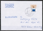 Bund 1224 als portoger. EF mit 70 Pf "Archivkongress" auf Briefdrucksache bis 20 Gramm von 1984-1989