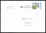 Bund 3704 als portoger. EF mit 45 Cent Briefe-Dauerserie aus Bogen mit SR auf Inlands-Dialogpost 14x20 cm bis 50 Gramm vom Aug. bis Dez. 2022