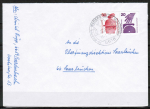 Bund 698+696 u.g. als portoger. Zdr.-EF mit Zdr. 30+20 Pf unten geschnitten aus Markenheftchen auf Inlands-Brief bis 20g von 1974-1978