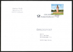 Bund 3156 als portoger. EF mit 45 Cent Leuchtturm Moritzburg auf Nichtstandard-Inlands-Dialogpost 14x20 cm bis 50g von 2016-2022, 20 cm lang
