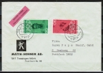 Bund 564 als portoger. MiF mit 20 + 30 Pf Olympiade 1968 auf Inlands-Brief 20-50g von 1968