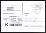 Bund 2868 als portoger. EF mit 205 Cent Reichsversicherungsordnung auf Inlands-Einwurf-Einschreib-Postkarte von 2011-2013, codiert