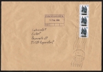 Bund 1934 als portoger. MeF mit 3x 100 Pf SWK Goethe Schiller aus Rolle auf C5-Inlands-Brief von 1998, ca. 23 cm lang