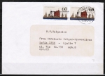 Bund 1240 als portoger. MeF mit 2x 60 Pf Verden auf Auslands-Brief bis 20g von 1985 nach Bulgarien, AnkStpl.