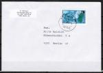 Berlin 754 als portoger. EF mit 50 Pf Jugend 1986 auf Ortsbrief bis 20g von 1986-1989 innerhalb Berlins