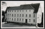 AK Michelstadt / Vielbrunn, Gasthof und Pension "Zum Hasen" - gelaufen 1952, kleiner Eckfehler vorderseitig links oben