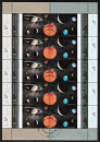Bund 2884+2885 als Zusammendruck-10er-Bogen 55+55 Cent Jugend 2011 / Sonnensystem - mit Ersttags-Sonderstempel Berlin von 2011