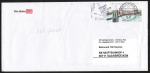 Bund 2544 als portoger. EF mit 145 Cent Booklyn Bridge als Skl.-Marke auf Langformat-Inlands-Brief über 50g von 2007, codiert, ca. 23 cm lang