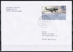Bund 2672 als portoger. EF mit 55 Cent Wohlfahrt 2008 / Junkers Ju 52 auf Inlands-Brief bis 20g von 2008-2012, codiert