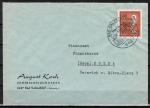 Bund 515 als portoger. EF mit 30 Pf Katholikentag auf Inlands-Brief bis 20g von 1966-1967