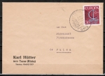 Bund 520 als portoger. EF mit 30 Pf Europa 1966 auf Inlands-Brief bis 20g von 1966-1968