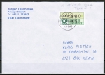 Bund ATM 1 - Marke zu 80 Pf in Gravur-Type als portoger. EF auf Inlands-Brief bis 20g von 1982-1989