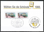 Berlin 2x 822 auf Sonderstempel-Karte - auch eine Gebühr - von 20 Pf - für die Gefälligkeitsstempelung, hier mit einem Sonderstempel auf Vorlage-Karte !