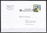 Bund 3703 Skl. (Mi. 3712) als portoger. EFmit 37 Cent Briefe-Dauerserie als Skl.-Marke auf Inl.-Dialogpost 20-50g von 2022, cod., Marke leicht defekt