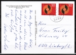 Bund 679 als portoger. MeF mit 2x 30 Pf "Pfingsttreffen" auf Inlands-Postkarte von 1982-1993