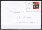 Bund 825 als portoger. EF mit 50 Pf Weltpostverein auf Inlands-Brief bis 20g von 1974-1978
