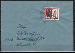 Bund 487 als portoger. EF mit 20 Pf Wohlfahrt 1965 auf Inlands-Brief bis 20g von 1965-1966