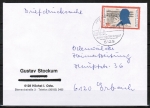 Bund 1425 als portoger. EF mit 80 Pf Friedrich Silcher auf Briefdrucksache bis 20g von 1989-1993