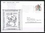 Bund 1339 als portoger. EF mit 30 Pf SWK aus Rolle auf Massendrucksachen-Postkarte von 1989-1993
