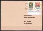 Bund 980+981 als Zdr. 40 + 50 Pf Tag der Briefmarke 1978 portoger. auf Auslands-Brief bis 20g von 1980 nach sterreich