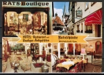 Werbe-AK Michelstadt, Ratsschnke und Rats-Boutique, ca. 1970 / 1975