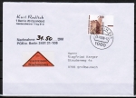 Berlin 799 als portoger. EF mit 300 Pf SWK aus Bogen mit Rand auf Nachnahme-Brief 20-50g von 1988-1989 ins Bundesgebiet