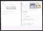 Bund 913+914 LS o.g. als portoger. Zdr.-EF mit 10+30 Pf B+S oben geschnitten aus Letterset-MH auf Orts-Postkarte innerh. Berlins vom März 1991, codiert