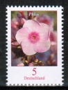 Bund 3296 - 5 Cent Blumen / Phlox als Nassklebe-Marke aus Rolle und Bogen - sehen Sie bei Dauerserie Blumen !
