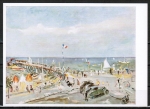Ansichtskarte von Lucien Adrion: "Strand bei Arcachon"