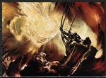 10 gleiche Ansichtskarten von H. C. Berann - "Provokation atomarer Gewalten"