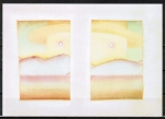 Ansichtskarte von J.-M. Folon - "Der Fremde" (1975)