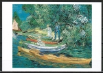 Ansichtskarte von Vincent van Gogh - "Ufer der Oise bei Auvers" (1890)