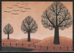 Ansichtskarte von W. Grönemeyer - "Baumlandschaften" (9007)