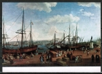 Ansichtskarte von Philipp Hackert (1737-1808) - "Hafen und Bucht von Messina"