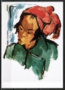 Ansichtskarte von Max Kaus (1891-1977) - "Mädchen mit Turban" (1923)