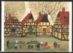 Ansichtskarte von Maja Kunert - "Blumenmarkt in der Altstadt" (1975)