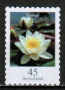 Bund 3376 = 45 Cent Blumen / Seerose als Selbstklebemarke - siehe bei Dauerserie Blumen !