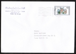 Bund 1455 als portoger. EF mit 60 Pf Jugend 1990 auf Massendrucksache 30-40g von 1990-1993, 14x20 cm
